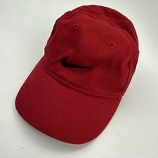 Nike Infant Red Black Ball Cap Hat Adjustable Baseball