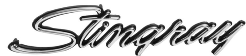 US MADE 1974-1976 Corvette Fender Emblem Script Badge STINGRAY Fasteners C3 NEW - Picture 4 of 8