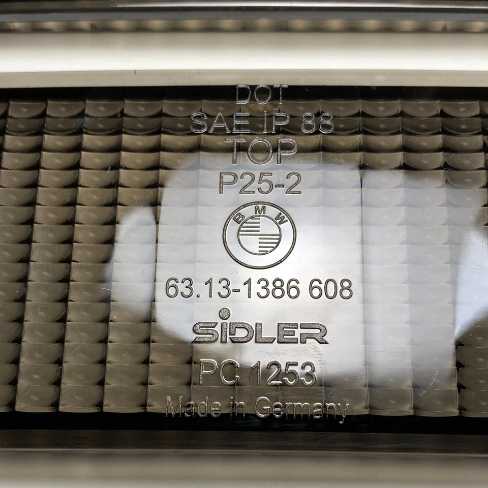 1990 BMW E30 M3 Genuine Smoke Turn Signal Turn Indicator Blinker Lens Set - Image 4 of 4