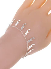 Silver mermaid charm ankle bracelet