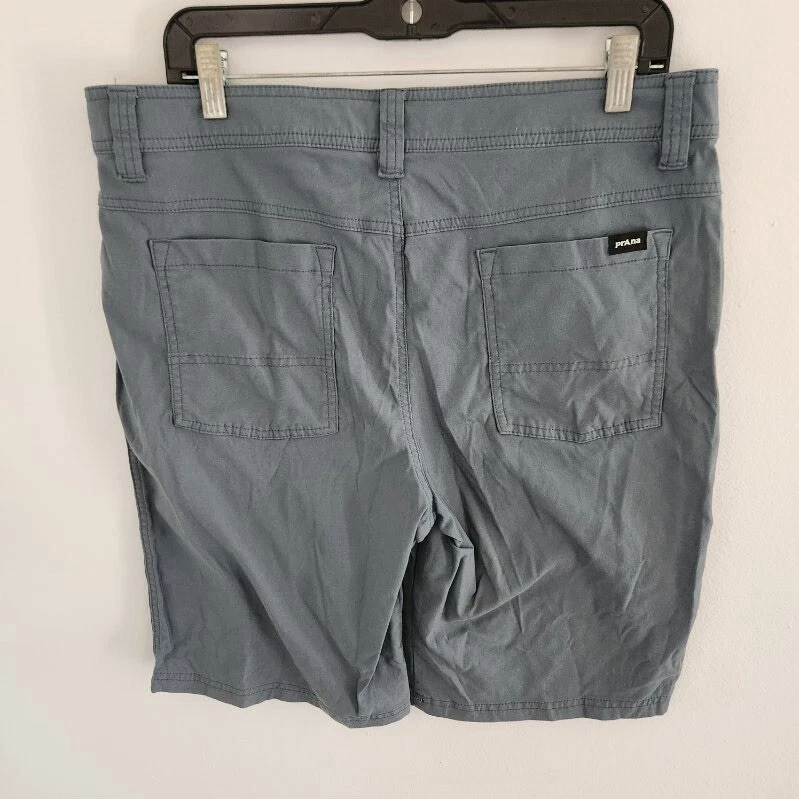 prana stretch outdoor hiking dark nylon trail shorts