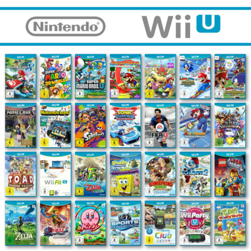 Nintendo Wii U Spiele-Wahl Action🚨 Sport 🏃‍♀️🏃 Geschicklichkeit🤹‍♂️ Party 🎉 - Afbeelding 1 van 146