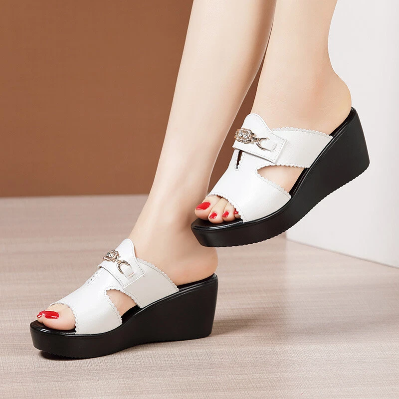 Backless platform hotsell sandals