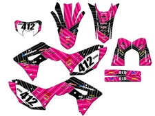 2021-2024 CRF 450 RL RACE SERIES Pink Senge Graphics Kit Compatible with Honda
