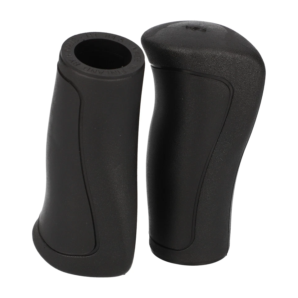 Fahrradgriffe 90 mm Ergo 84 schwarz Ergonomisch paar Dämpfend kindergriff Schalt - Bild 3 von 4