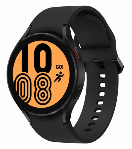Samsung Galaxy Watch4 44mm Aluminum Case, Black (Bluetooth) SM-R870 Good