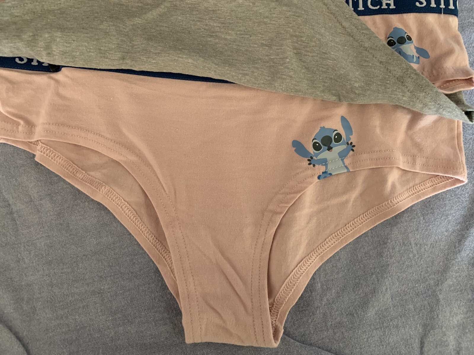 3pk NWT L Lilo Stitch Panties Underwear Cotton Hipster Disney Cartoon