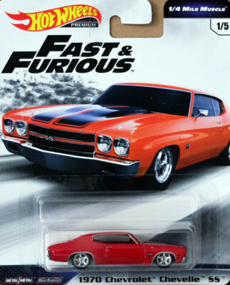 1970 Chevrolet Chevelle SS Fast & Furious 1/4 Mile Muscle 1:64 Hot Wheels GBW90