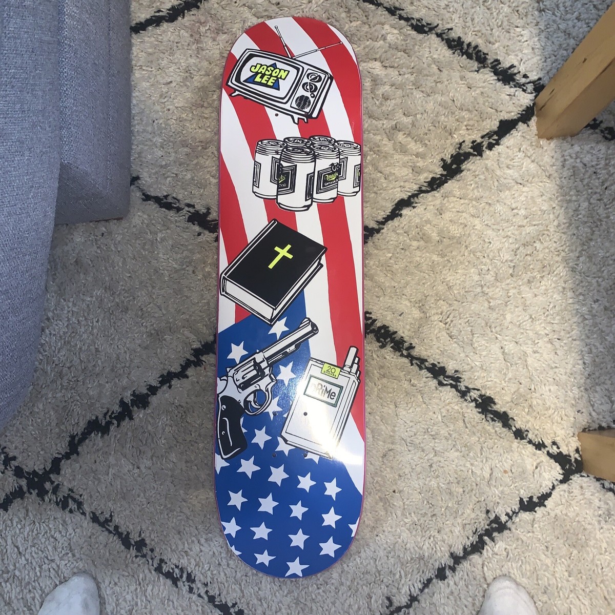 BLIND SKATEBOARDS JASON LEE ミニデッキ Blind Jason Lee Tony Hawk Dodo Skull Skateboard Deck and