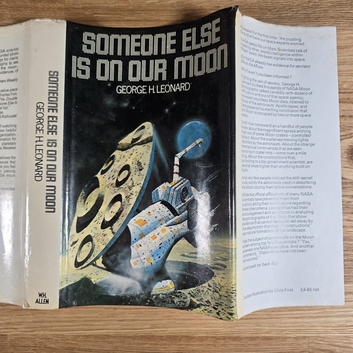 Someone Else is on Our Moon by George H. Leonard Hardback