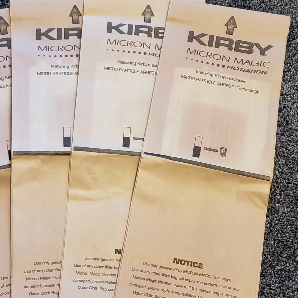 6 Kirby Genuine Vacuum Cleaner Bags G3 G4 G5 G6 ULTIMATE G G7 G7D MICRON MAGIC  - Image 2 of 4