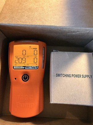 Gas Clip MGC-IR-PUMP Multi-Gas Detector CO H S O  LEL Confined Space Safety Cal