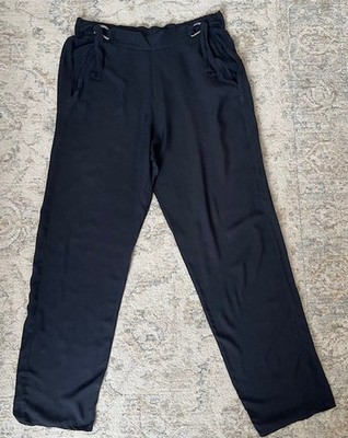 Tezenis Women Black Lightweight pants Size S/M
