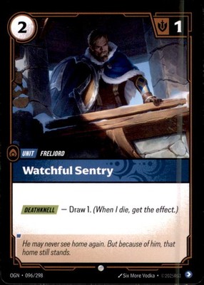 Riftbound OGN096 - Watchful Sentry - Common - Origins