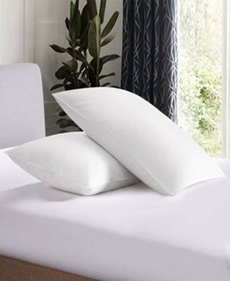 New UNIKOME 100% Cotton Goose Down and Feather 2-Pack Pillow Queen