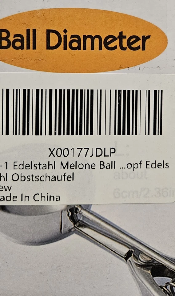 Ice Creme Schaufel, Obstschaufel, Edelstahl, Gr. L, 1stück, Neu Mit Karton - Bild 2 von 4