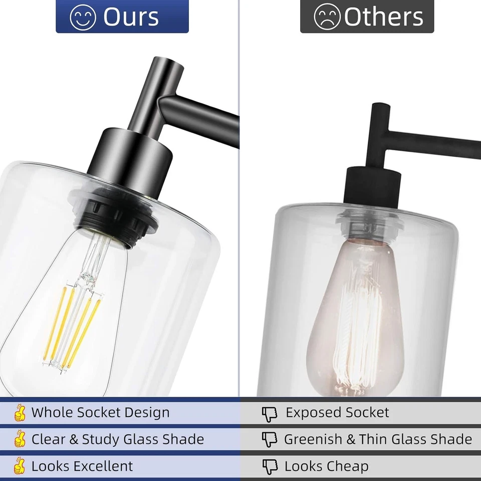 Sturdy Industrial Floor Lamp with Foot Switch and Edison Bulb - Modern Farmhouse - Image 4 of 4