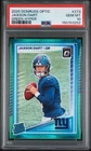 2025 Donruss Optic Rookie #273 Jaxson Dart Green Hyper Prizm FIRST PSA 10!