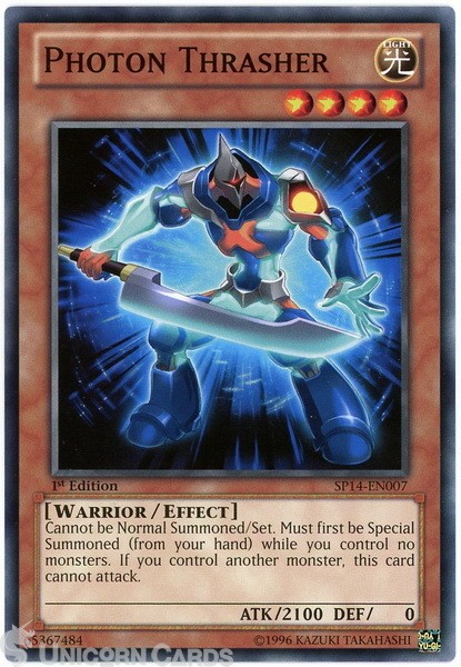 SP14-EN007 Photon Thrasher : Common 1st Edition Mint YuGiOh Card