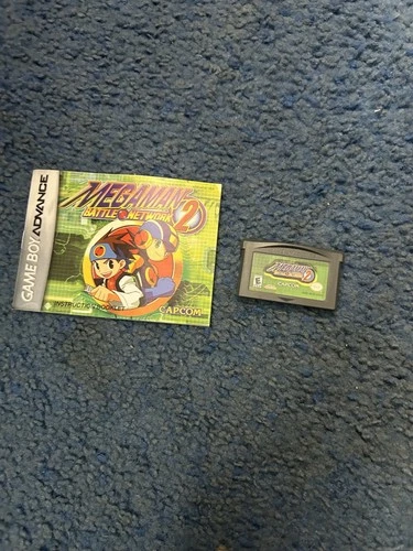 Mega Man Battle Network 2 (Game Boy Advance 2002 Capcom) W/Manual. Good Cond