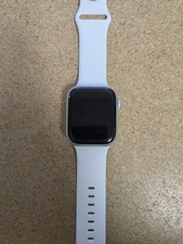 Apple Watch Series 9 45mm GPS Silver - White Band - Scratches