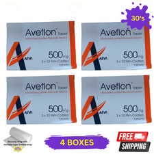4 X Aveflon 500mg 30 Tablets MPFF Diosmin Hesperidin