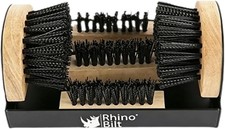 Deluxe Boot Scrubber Outdoor Shoe Scraper Brush Extra Wide