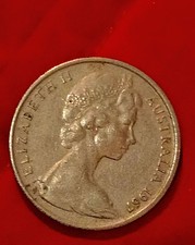 CIRCULATED 1967 10 CENTS AUSTRALIAN COIN (72717)1