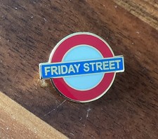 Original Paul Weller Friday Street Pin Badge, The Jam, Mods Fred Perry Vespa Etc