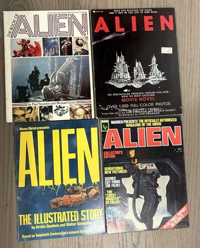 Alien (movie) Books And Magazine Lot