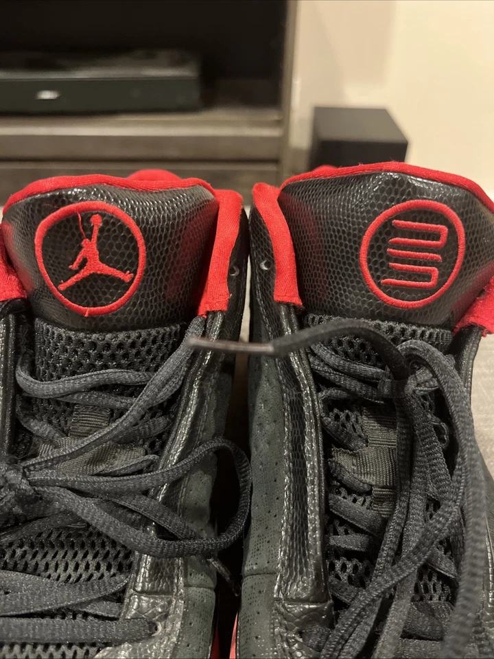 Nike Air Jordan 2010 Team Negro Rojo Universitario 415093-003 Talla 11 Foto 4 de 4