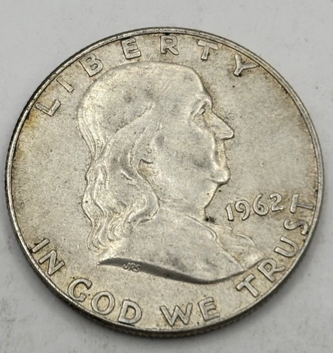 1962-D Franklin Half Dollar 90% Silver US Coin Circulated
