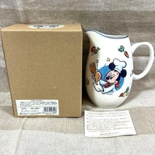 Mickey Mouse Chef Mickey Pitcher Blue Vintage