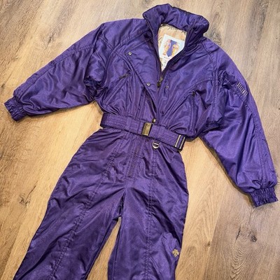 Womens Descente Ski Suit One Piece Snowsuit Snow Bib Vintage 90s Retro Apres 6