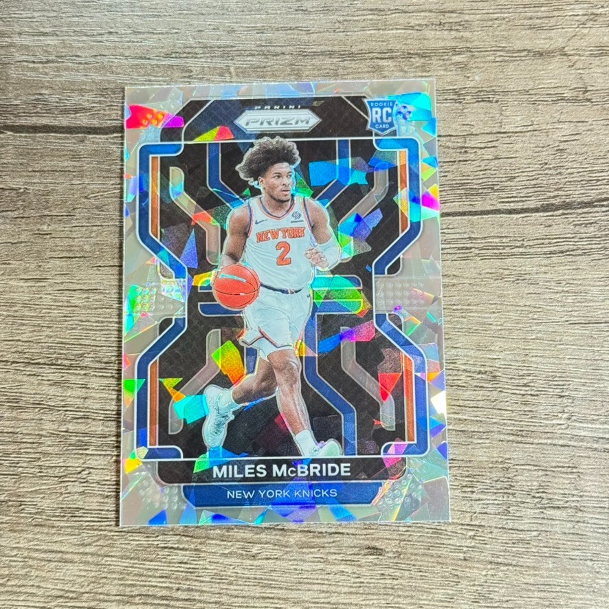 2021-22 Panini Prizm - Miles McBride #283 Ice Prizm (RC)