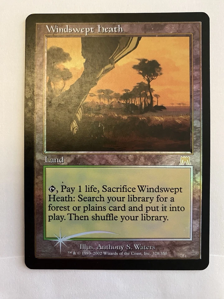 Windswept Heath Onslaught Foil MTG Magic: The Gathering Fetch Lands vintage MP - Image 2 of 4