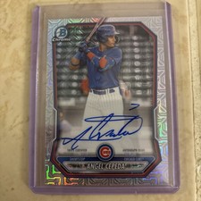 2026 Bowman Angel Cepeda Mojo Refractor Auto #BMA-AC Cubs Prospect Mega Box Auto