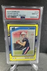 2024 Panini Donruss - Rated Rookie Drake Maye #379 Press Proof Yellow (RC)