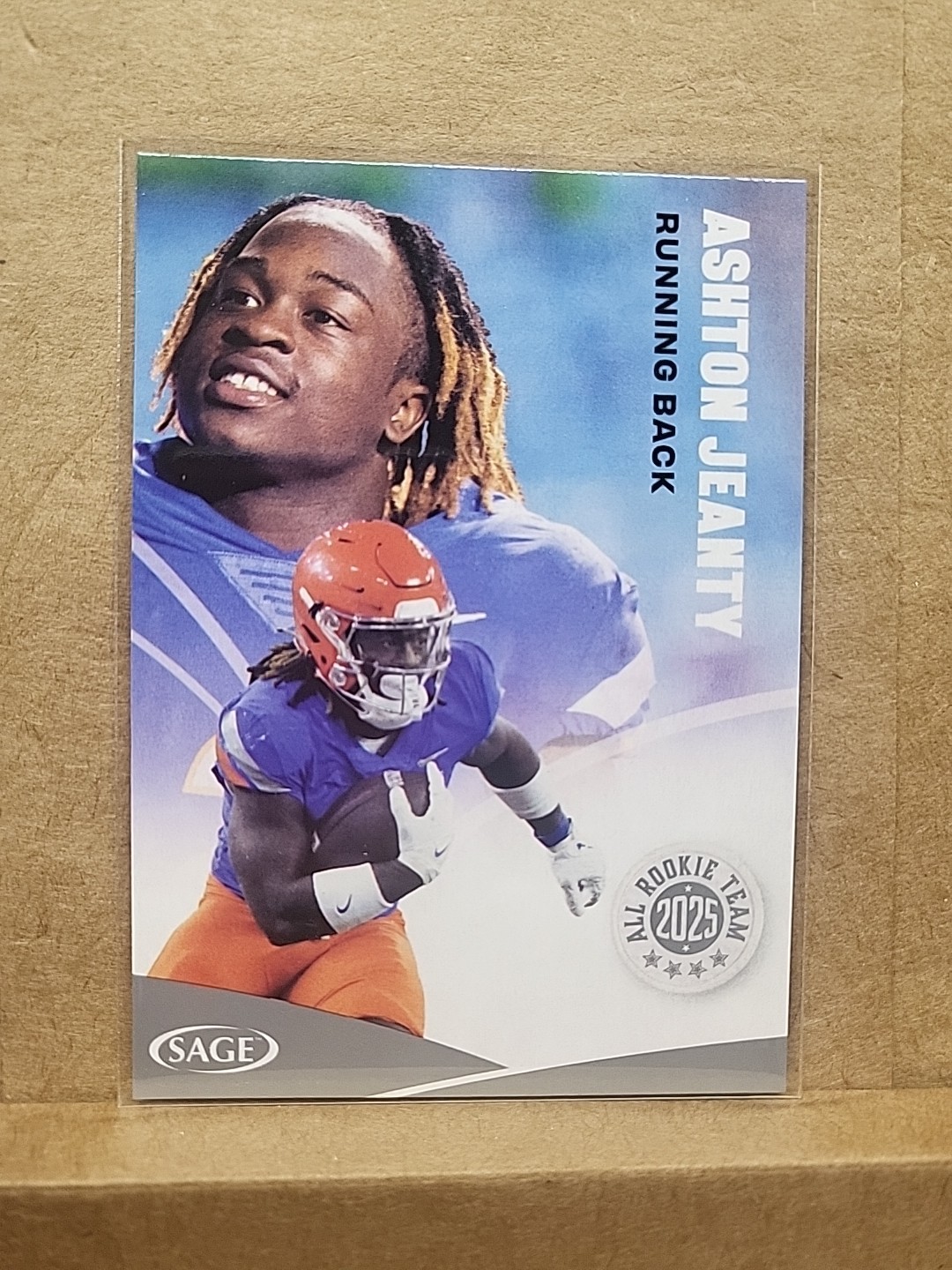 2025 Sage High Series Ashton Jeanty All Rookie Team Silver #162 Raiders Football Card