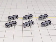 6x PORTABLE CABINS Temporary Operations Buildings Airport Model 1:400 Scale