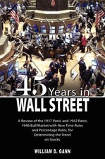45 Years in Wall Street by W.D. Gann (English) Hardcover Book