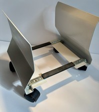 Adjustable Computer Tower Stand Cart Holder W/ Rolling And Locking Wheels