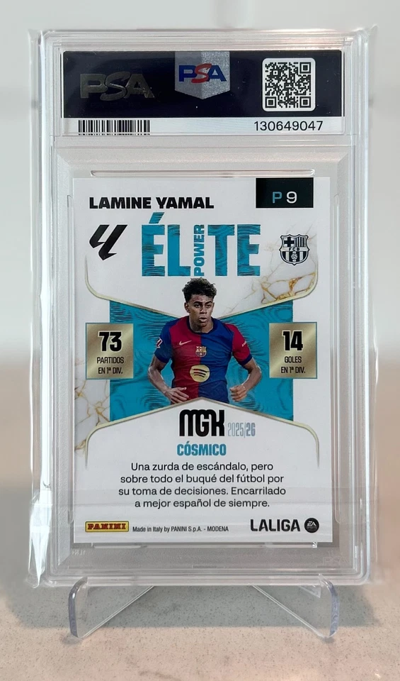 Panini Megacracks Liga Lamine Yamal #P9 PSA 10 - Bild 2 von 2