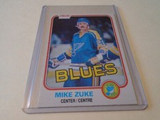 1981-82 OPC /  299 MIKE ZUKE ST-LOUIS BLUES