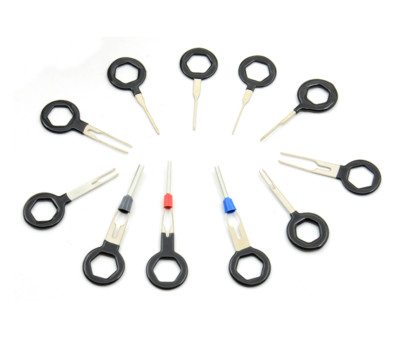 11x Entfernung Elektrisch Kfz Draht Klemme Stecker Pin Schlüssel Werkzeug Kit