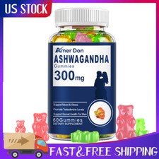 Ashwagandha Gummies for Women  Men - Calm Gummies with Ashwagandha Root Extract