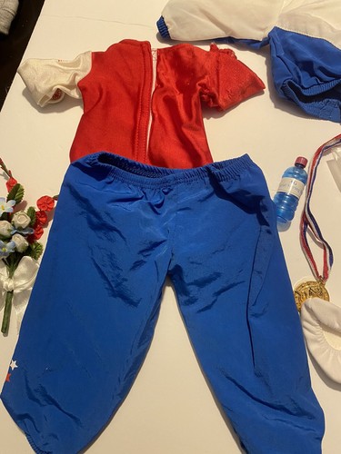 American Girl Doll Olympics 2 in 1 Gymnastics 2006 And Star Skirt Outfit Lot 2 - Picture 7 of 12