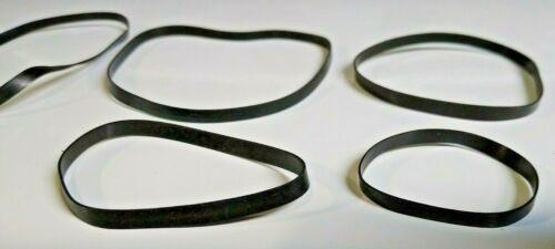 Eight Small to Medium Flat Rubber Audio / Video / Hobby Belts - Picture 3 of 3