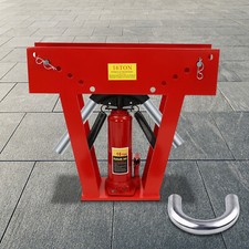 Hydraulic Pipe Tube Bender Tool Manual Heavy-Duty Pipe Bending Machine 16T Red
