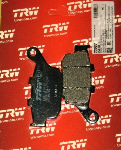 Accossato Bremsbelag Für Buell X1 1200 Lightning (2001–2002) – Organische Mischung, Perfekt Für Straße & Track